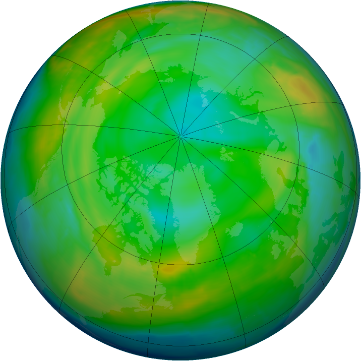 Arctic ozone map for 17 December 2013